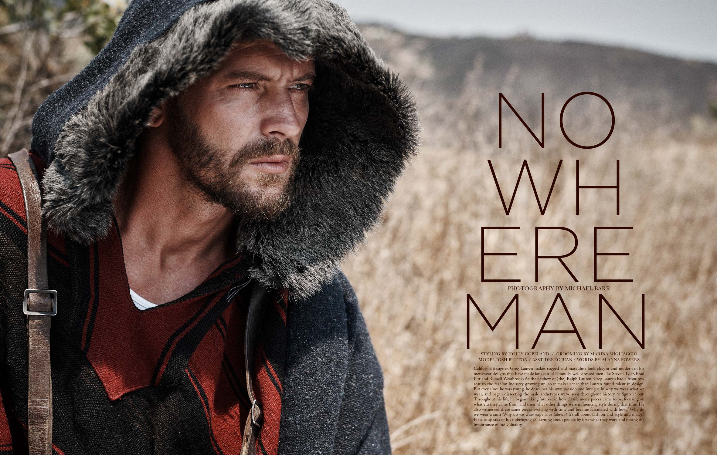 NOWHERE MAN by Michael Barr for Nobleman Magazine pg1